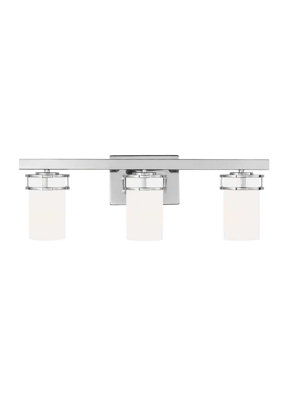 Generation Lighting Canada - Three Light Wall / Bath - Robie - Chrome- Union Lighting Luminaires Decor