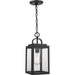 Progress Canada - One Light Hanging Lantern - Grandbury - Black- Union Lighting Luminaires Decor