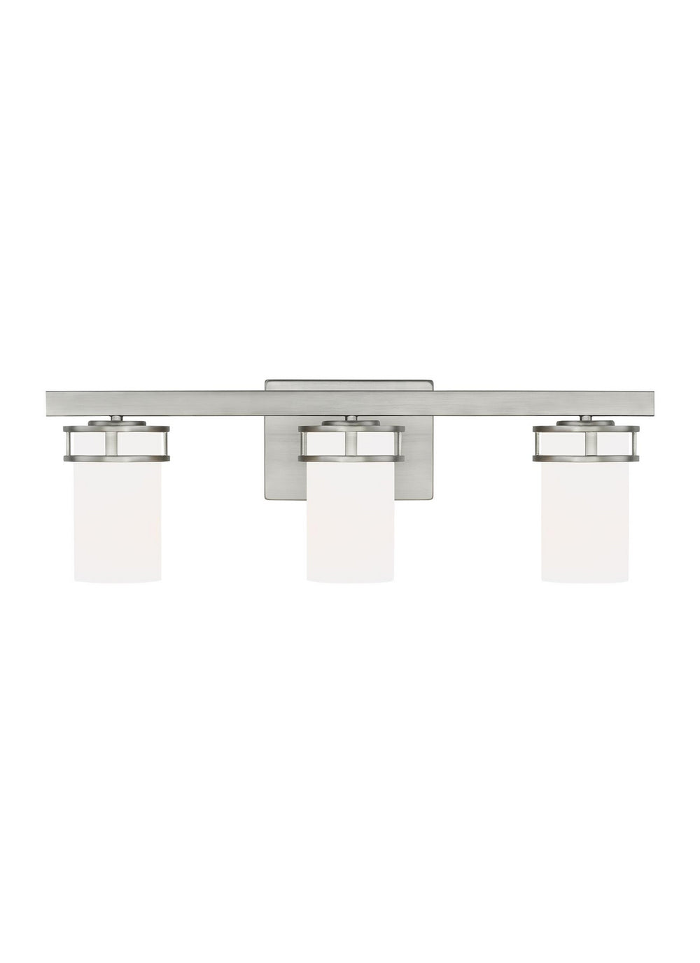 Generation Lighting Canada - Three Light Wall / Bath - Robie - Brushed Nickel- Union Lighting Luminaires Decor