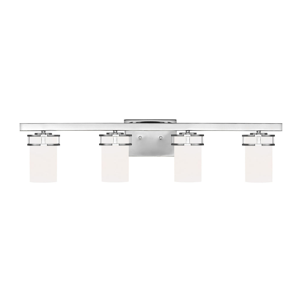Generation Lighting Canada - Four Light Wall / Bath - Robie - Chrome- Union Lighting Luminaires Decor