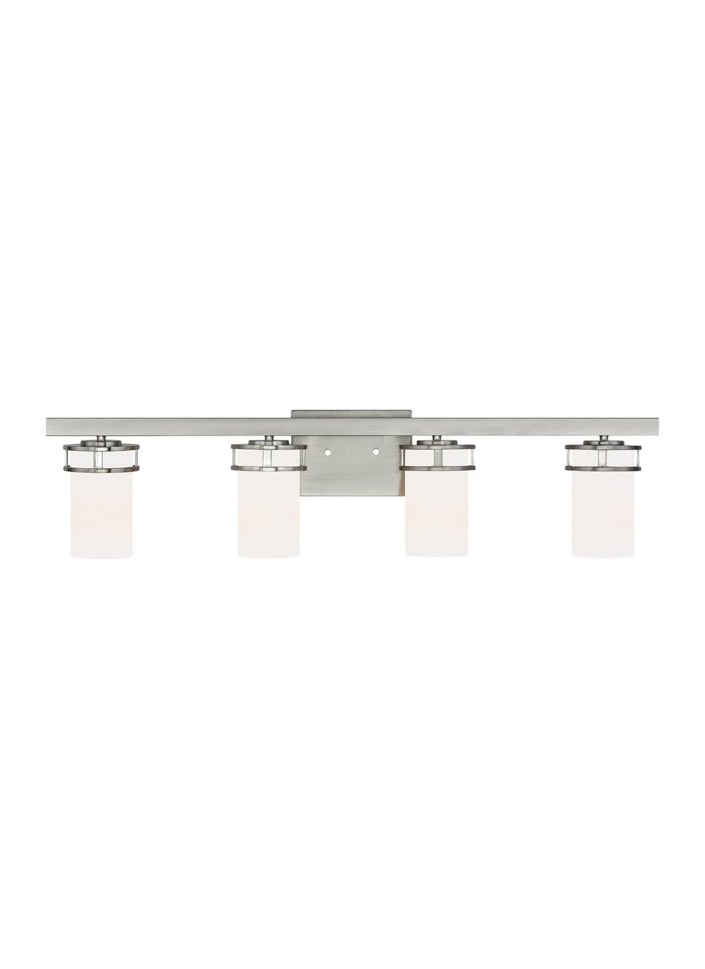 Generation Lighting Canada - Four Light Wall / Bath - Robie - Brushed Nickel- Union Lighting Luminaires Decor