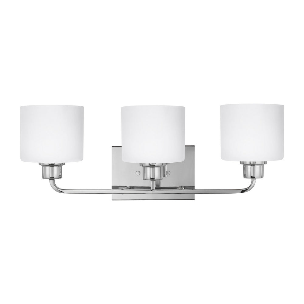 Generation Lighting Canada - Three Light Wall / Bath - Canfield - Chrome- Union Lighting Luminaires Decor