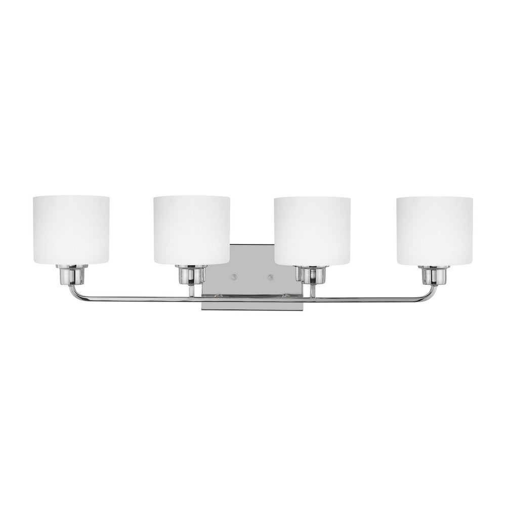 Generation Lighting Canada - Four Light Wall / Bath - Canfield - Chrome- Union Lighting Luminaires Decor