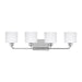 Generation Lighting Canada - Four Light Wall / Bath - Canfield - Chrome- Union Lighting Luminaires Decor