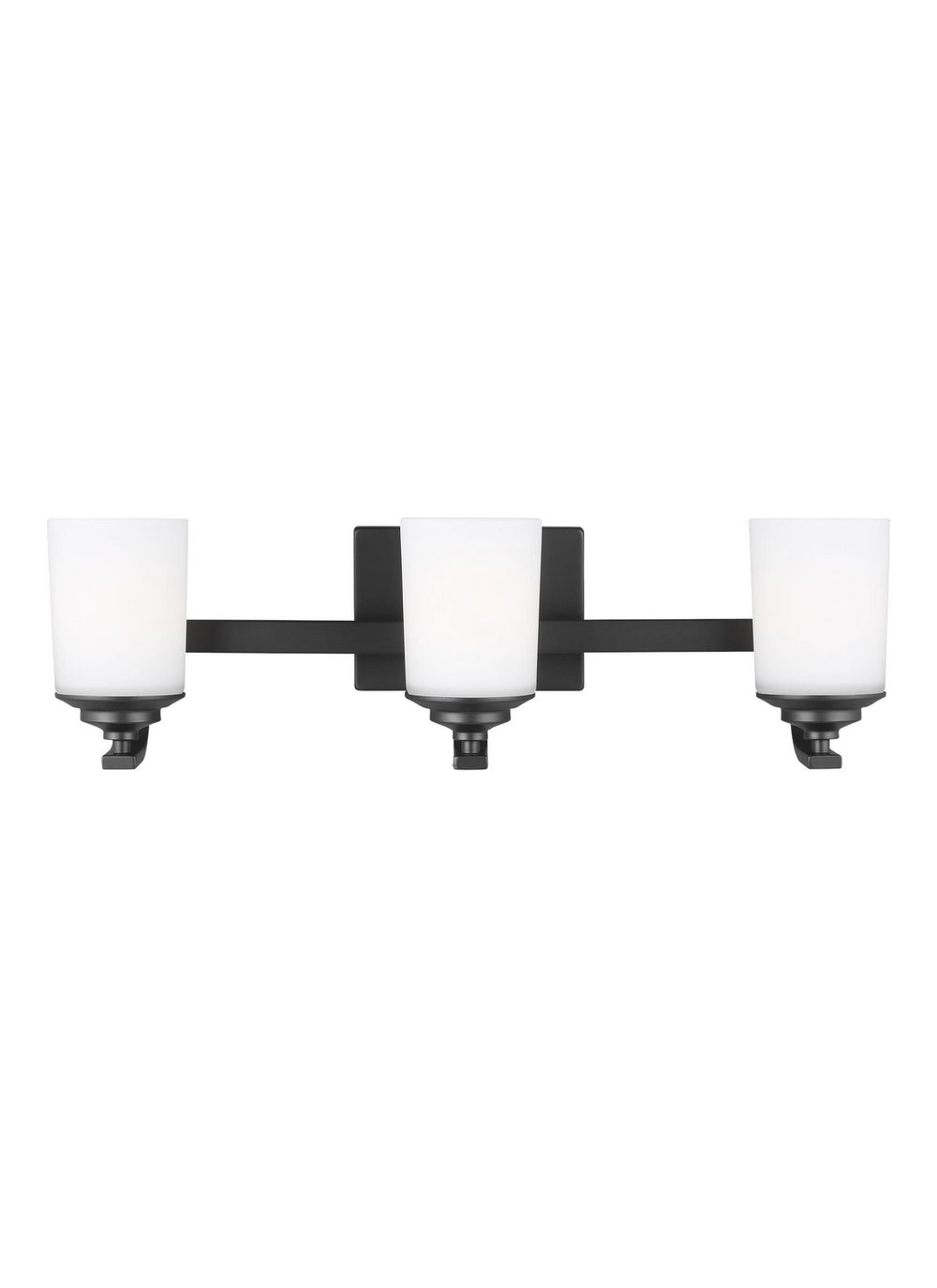 Generation Lighting Canada - Three Light Wall / Bath - Kemal - Midnight Black- Union Lighting Luminaires Decor