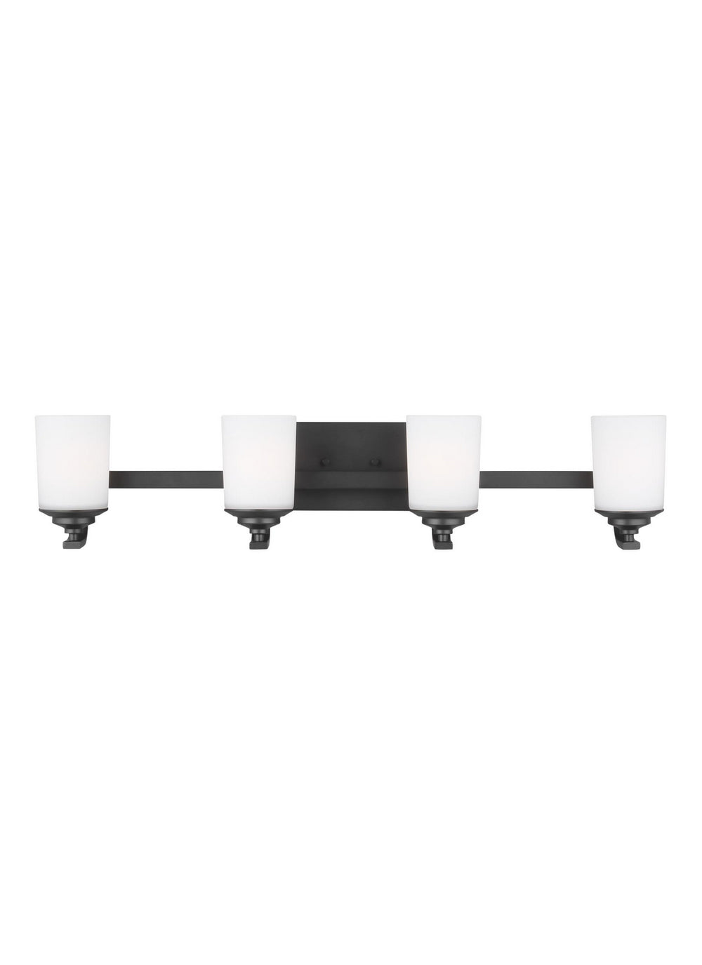 Generation Lighting Canada - Four Light Wall / Bath - Kemal - Midnight Black- Union Lighting Luminaires Decor