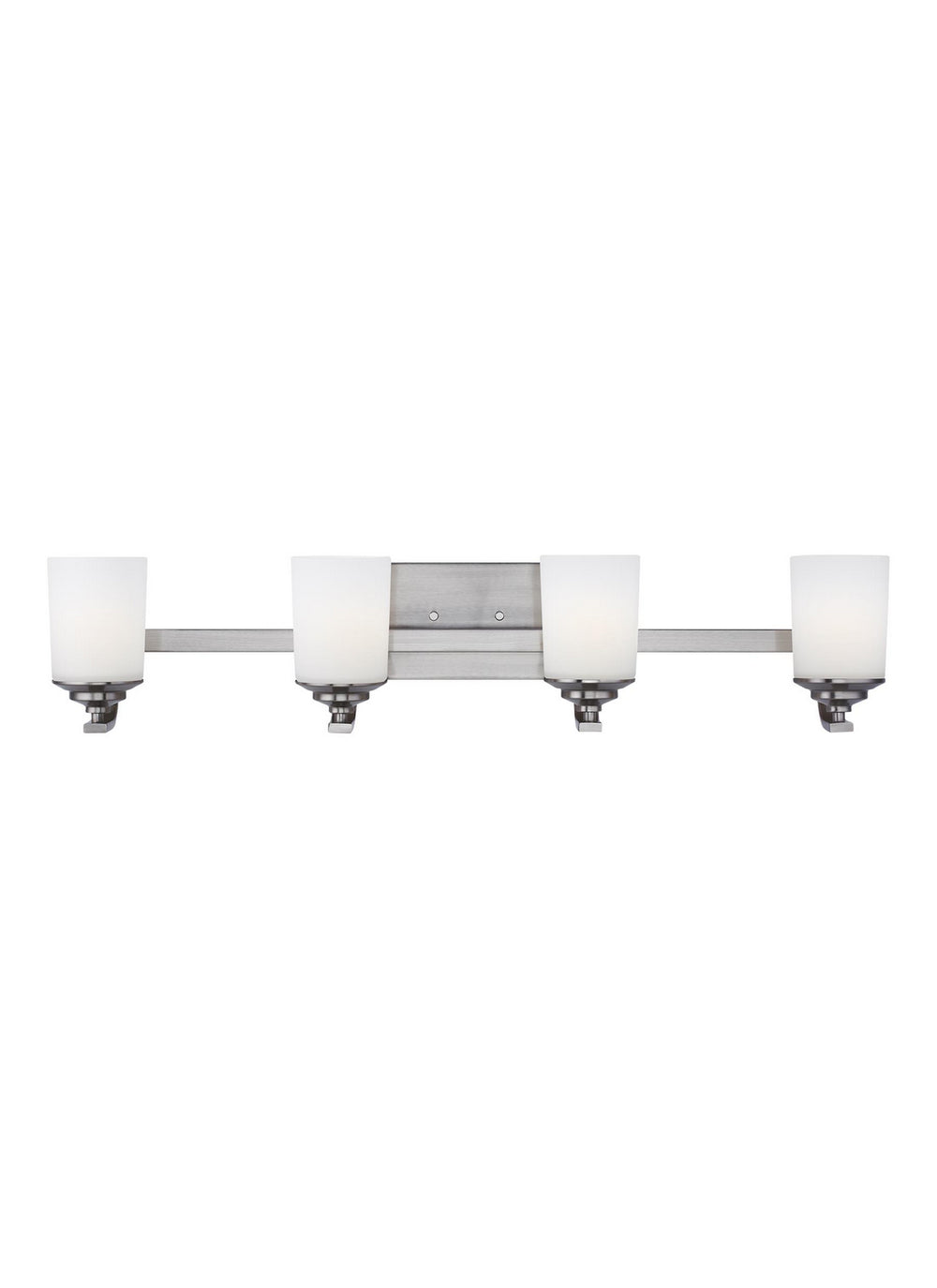 Generation Lighting Canada - Four Light Wall / Bath - Kemal - Brushed Nickel- Union Lighting Luminaires Decor