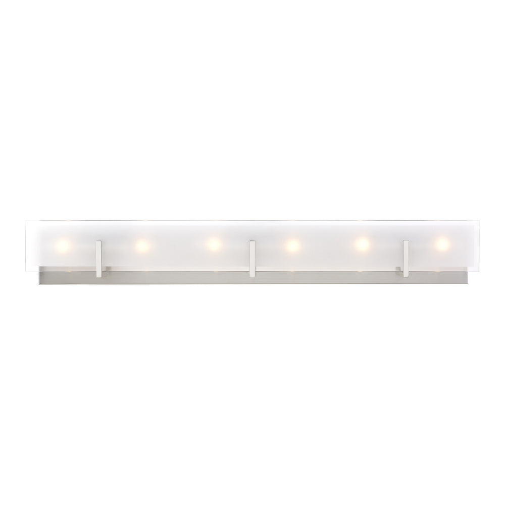 Visual Comfort Studio Canada - Six Light Wall / Bath - Syll - Brushed Nickel- Union Lighting Luminaires Decor