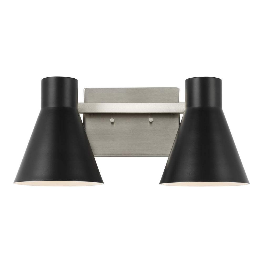 Generation Lighting Canada - Two Light Wall / Bath - Towner - Brushed Nickel- Union Lighting Luminaires Decor
