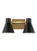 Generation Lighting Canada - Two Light Wall / Bath - Towner - Satin Brass- Union Lighting Luminaires Decor