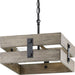 Progress Canada - Two Light Semi Flush Mount - Hemsworth - Black- Union Lighting Luminaires Decor