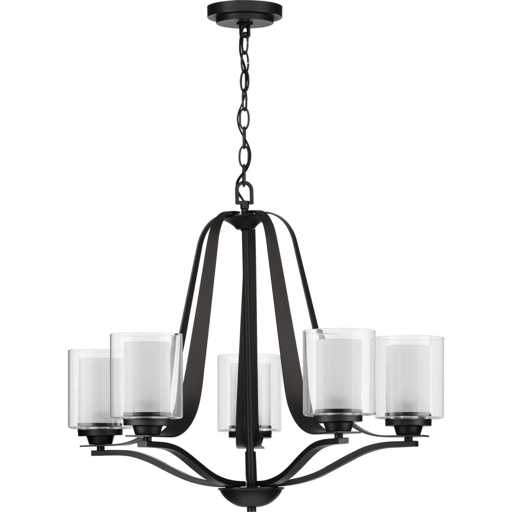 Progress Canada - Five Light Chandelier - Kene - Graphite- Union Lighting Luminaires Decor