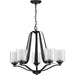 Progress Canada - Five Light Chandelier - Kene - Graphite- Union Lighting Luminaires Decor