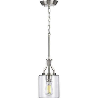 Progress Canada - One Light Mini Pendant - Lassiter - Brushed Nickel- Union Lighting Luminaires Decor