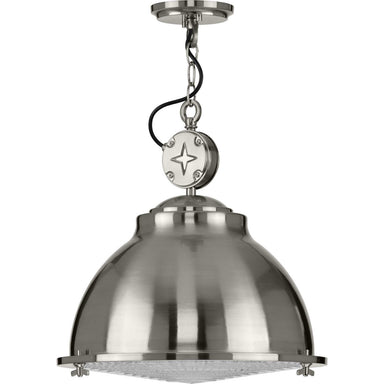 Progress Canada - One Light Pendant - Medal - Brushed Nickel- Union Lighting Luminaires Decor