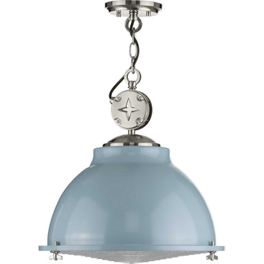 Progress Canada - One Light Pendant - Medal - Coastal Blue- Union Lighting Luminaires Decor