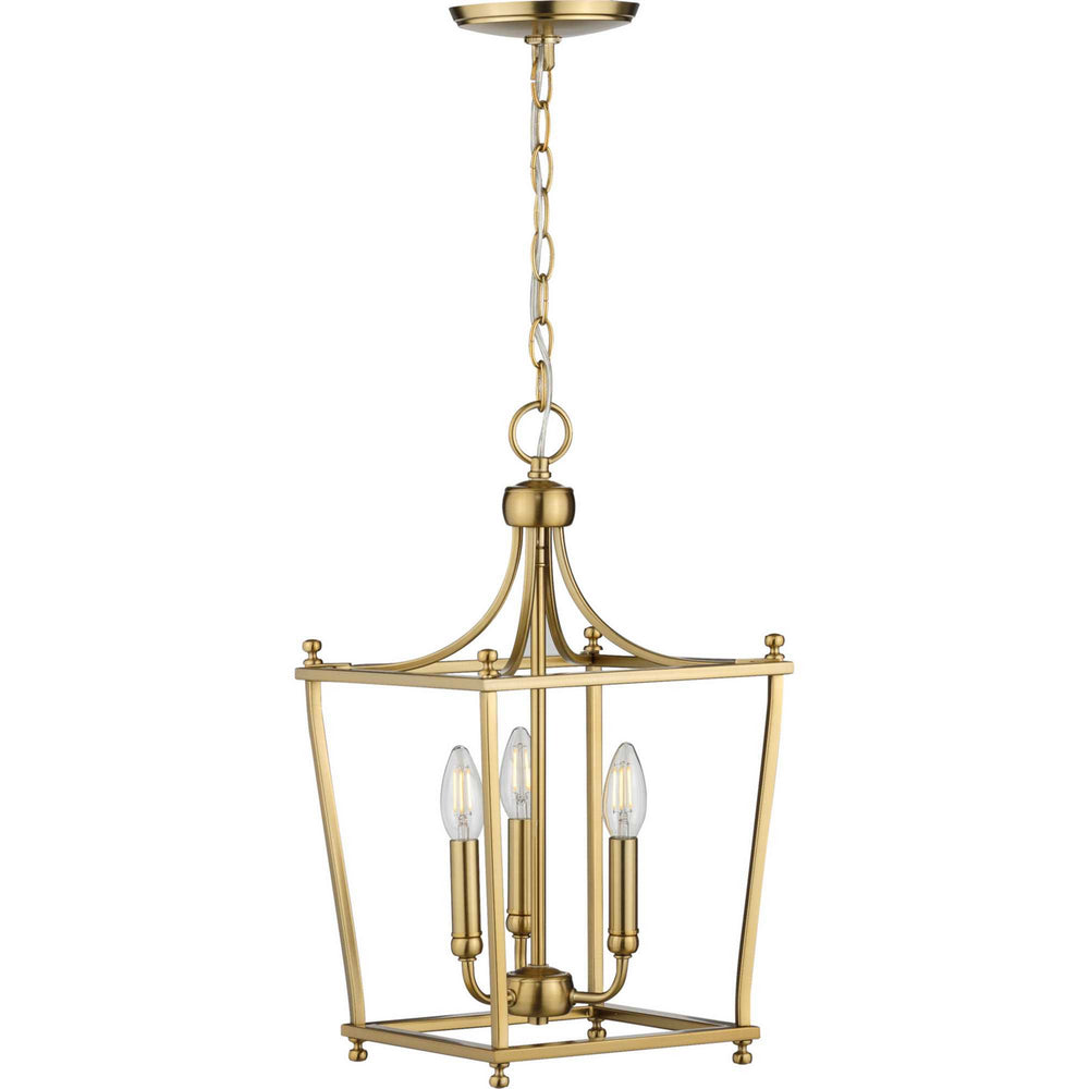 Progress Canada - Three Light Foyer Pendant - Parkhurst - Brushed Bronze- Union Lighting Luminaires Decor