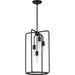 Progress Canada - Four Light Pendant - Bonn - Black- Union Lighting Luminaires Decor