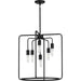 Progress Canada - Six Light Pendant - Bonn - Black- Union Lighting Luminaires Decor