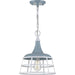 Progress Canada - One Light Pendant - Bastille - Coastal Blue- Union Lighting Luminaires Decor