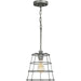 Progress Canada - One Light Mini Pendant - Chambers - Galvanized- Union Lighting Luminaires Decor
