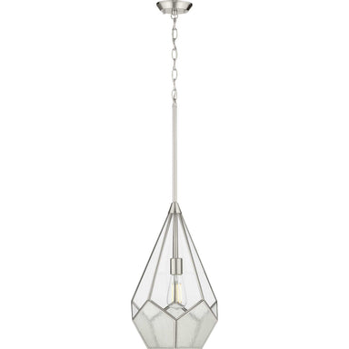 Progress Canada - One Light Pendant - Cinq - Brushed Nickel- Union Lighting Luminaires Decor