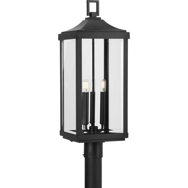 Progress Canada - Three Light Post Lantern - Gibbes Street - Black- Union Lighting Luminaires Decor