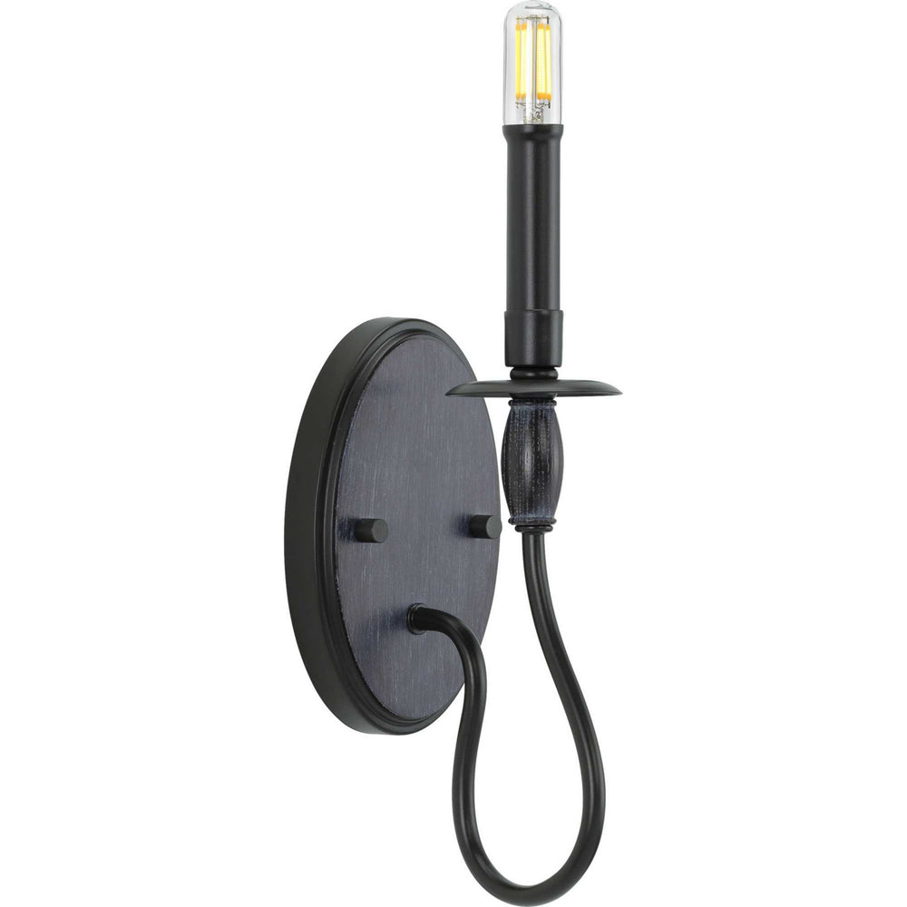 Progress Canada - One Light Wall Bracket - Durrell - Black- Union Lighting Luminaires Decor