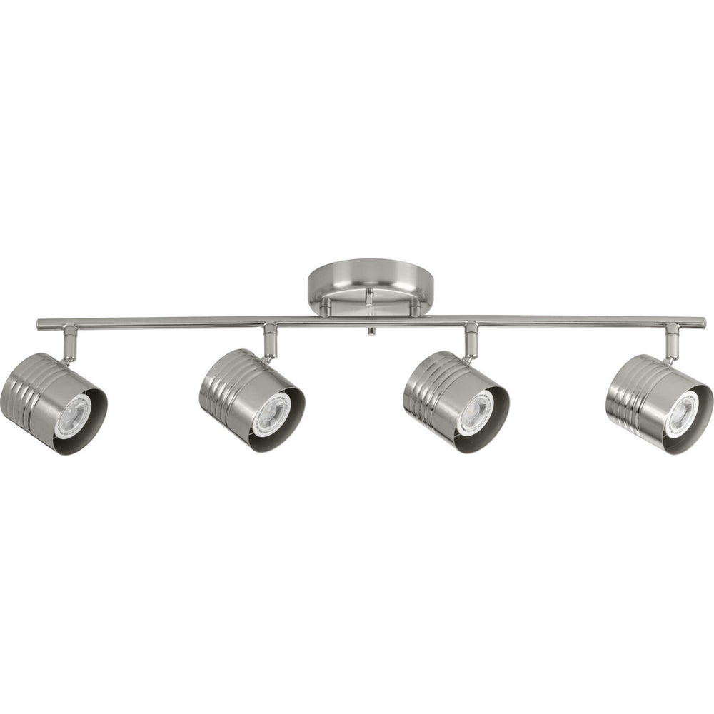 Progress Canada - Four Light Head Track - Kitson - Brushed Nickel- Union Lighting Luminaires Decor