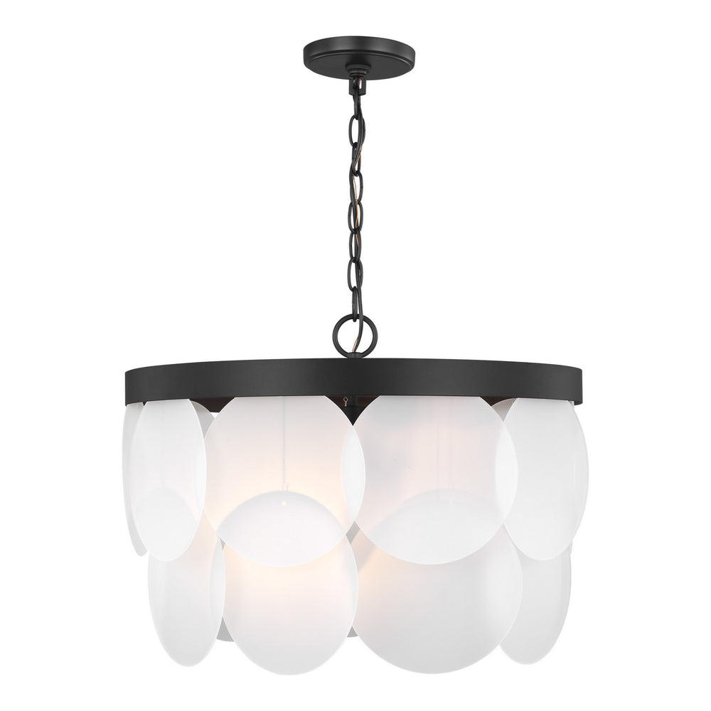 Visual Comfort Studio Canada - Six Light Pendant - Mellita - Midnight Black- Union Lighting Luminaires Decor