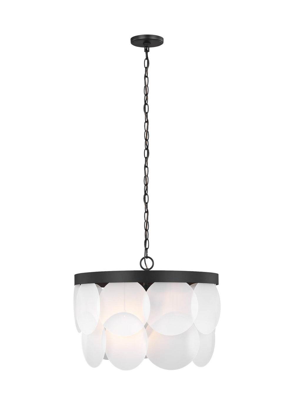 Visual Comfort Studio Canada - Six Light Pendant - Mellita - Midnight Black- Union Lighting Luminaires Decor