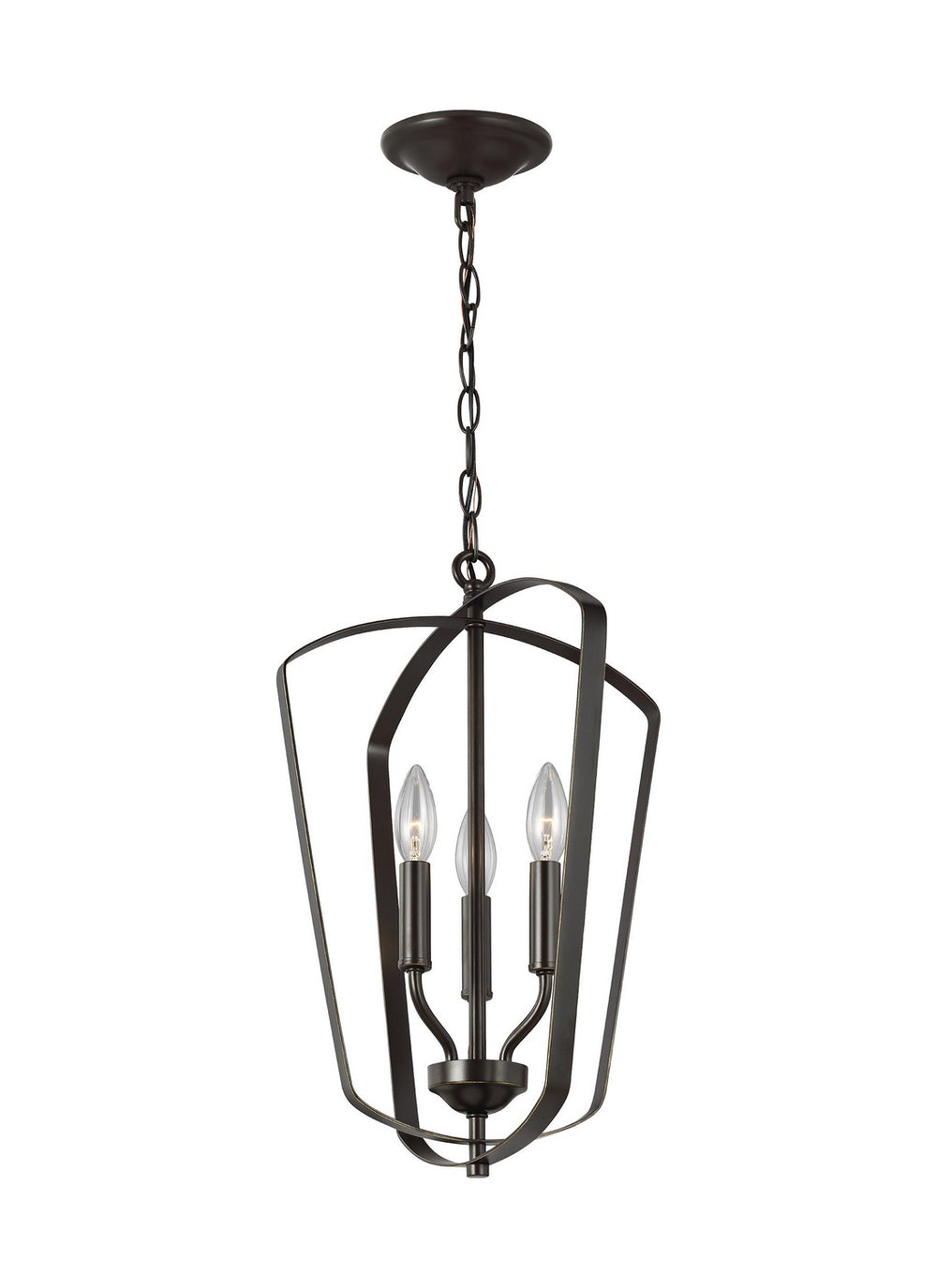 Generation Lighting Canada - Three Light Hall / Foyer - Romee - Bronze- Union Lighting Luminaires Decor