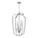 Generation Lighting Canada - Eight Light Hall / Foyer Pendant - Romee - Chrome- Union Lighting Luminaires Decor