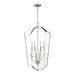 Generation Lighting Canada - Eight Light Hall / Foyer Pendant - Romee - Brushed Nickel- Union Lighting Luminaires Decor