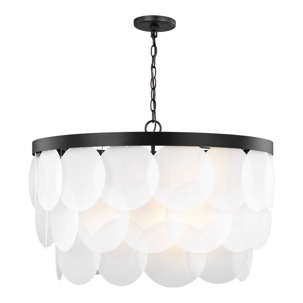 Visual Comfort Studio Canada - Eight Light Pendant - Mellita - Midnight Black- Union Lighting Luminaires Decor