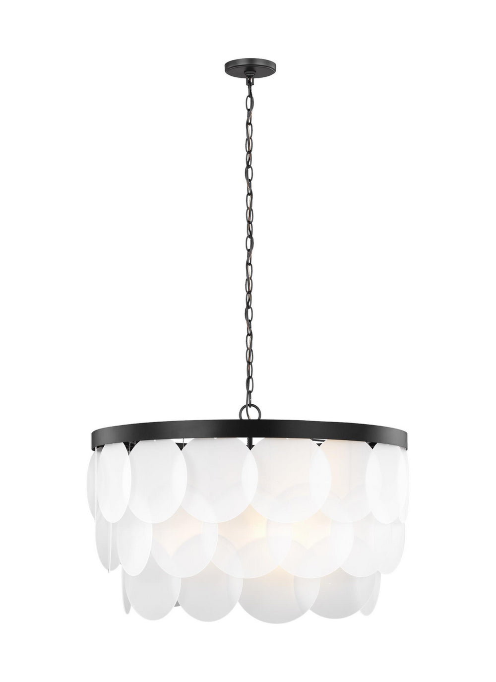 Visual Comfort Studio Canada - Eight Light Pendant - Mellita - Midnight Black- Union Lighting Luminaires Decor