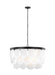 Visual Comfort Studio Canada - Eight Light Pendant - Mellita - Midnight Black- Union Lighting Luminaires Decor