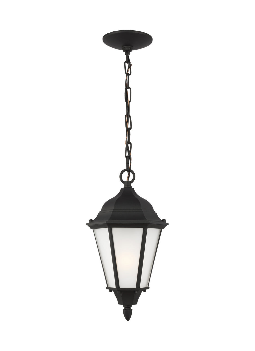 Generation Lighting Canada - One Light Outdoor Pendant - Bakersville - Black- Union Lighting Luminaires Decor