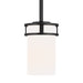 Generation Lighting Canada - One Light Mini-Pendant - Robie - Midnight Black- Union Lighting Luminaires Decor