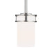 Generation Lighting Canada - One Light Mini-Pendant - Robie - Brushed Nickel- Union Lighting Luminaires Decor