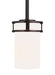 Generation Lighting Canada - One Light Mini-Pendant - Robie - Bronze- Union Lighting Luminaires Decor