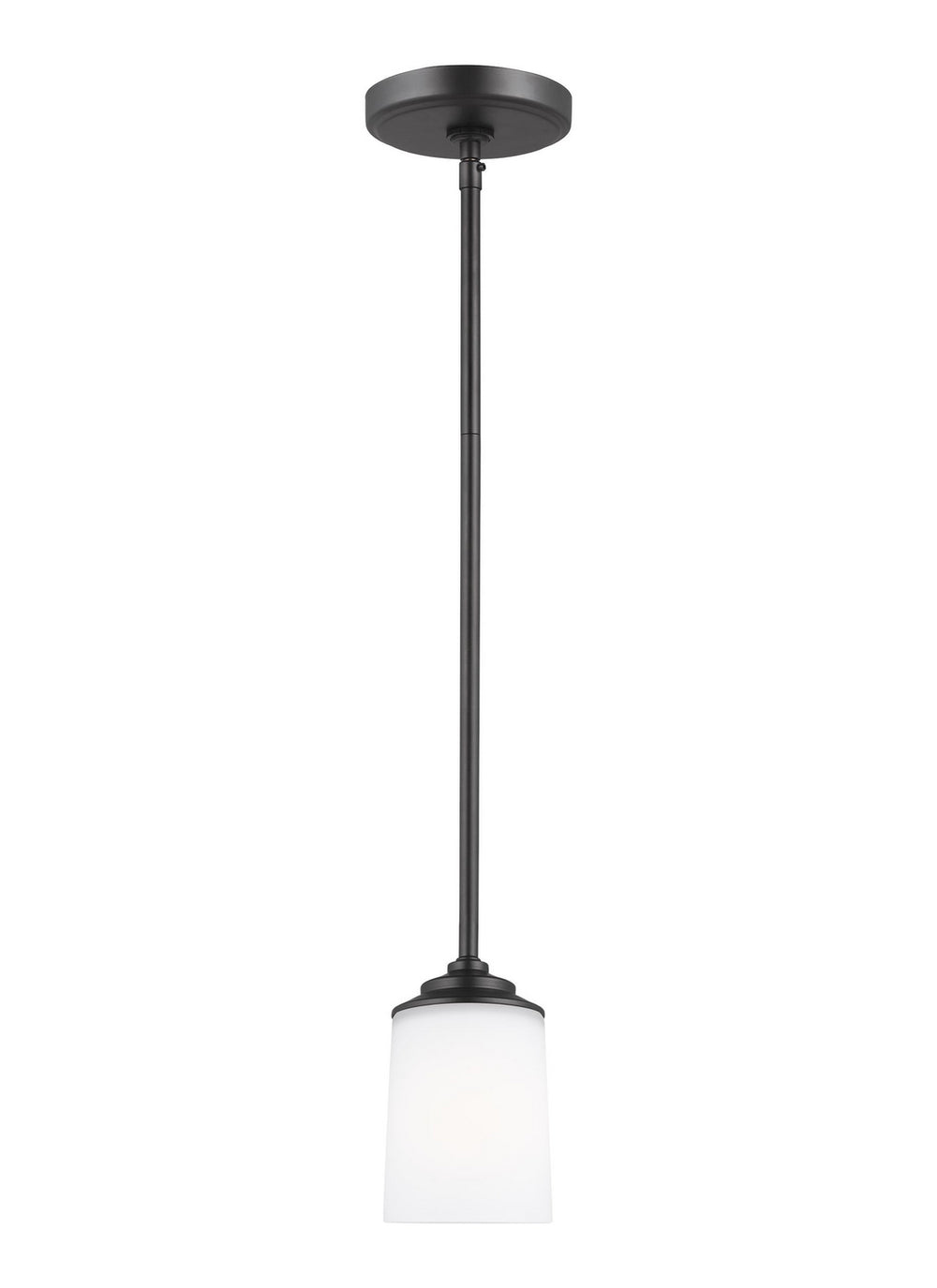 Generation Lighting Canada - One Light Mini-Pendant - Kemal - Midnight Black- Union Lighting Luminaires Decor