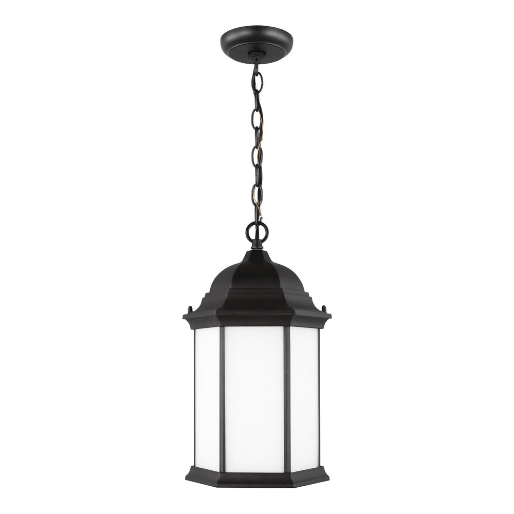 Generation Lighting Canada - One Light Outdoor Pendant - Sevier - Black- Union Lighting Luminaires Decor
