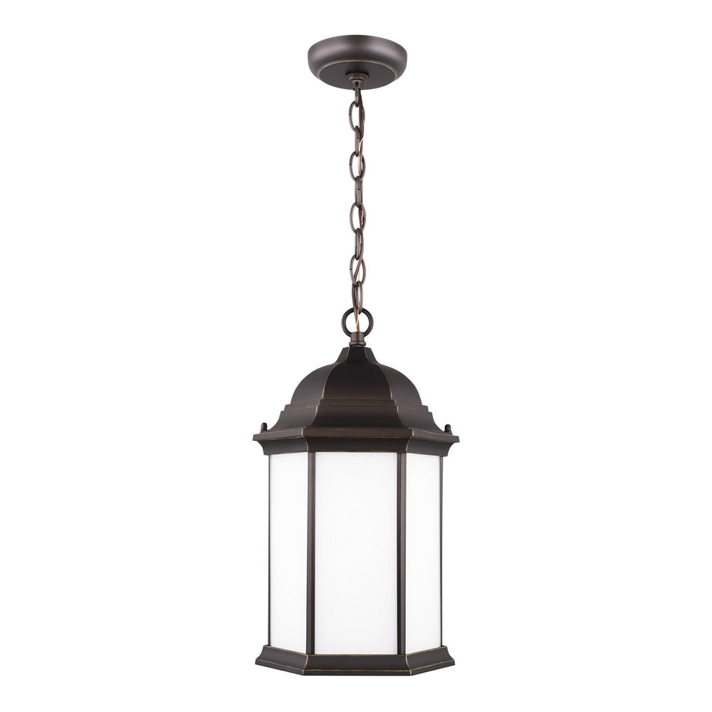 Generation Lighting Canada - One Light Outdoor Pendant - Sevier - Antique Bronze- Union Lighting Luminaires Decor