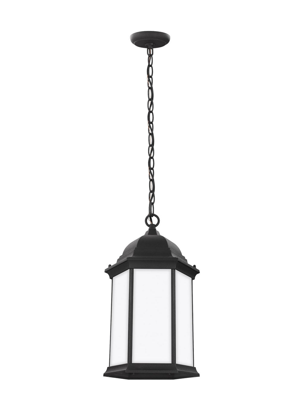 Generation Lighting Canada - One Light Outdoor Pendant - Sevier - Black- Union Lighting Luminaires Decor