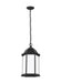 Generation Lighting Canada - One Light Outdoor Pendant - Sevier - Black- Union Lighting Luminaires Decor