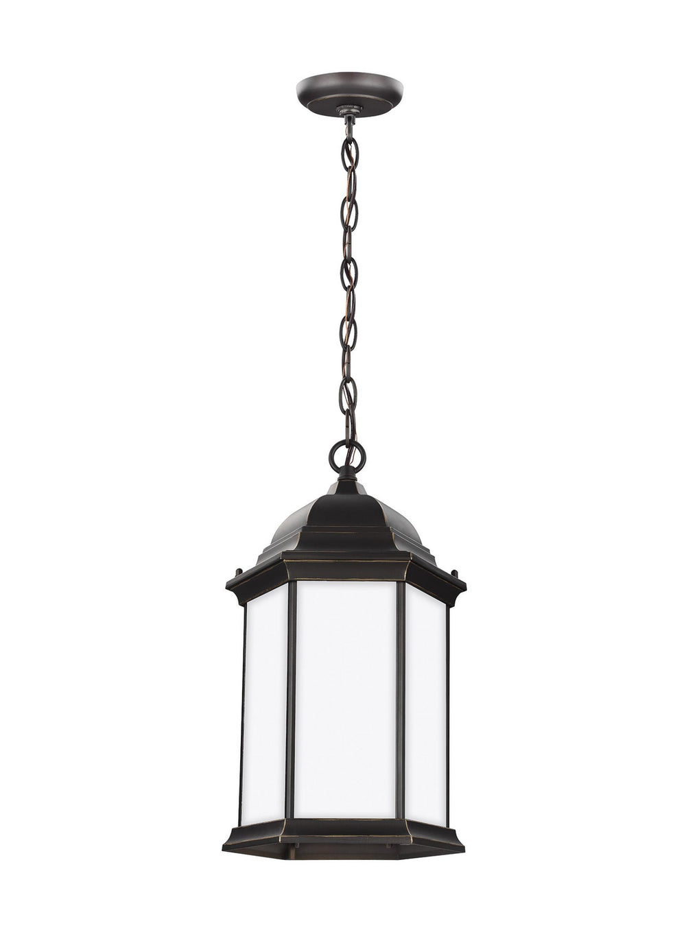 Generation Lighting Canada - One Light Outdoor Pendant - Sevier - Antique Bronze- Union Lighting Luminaires Decor