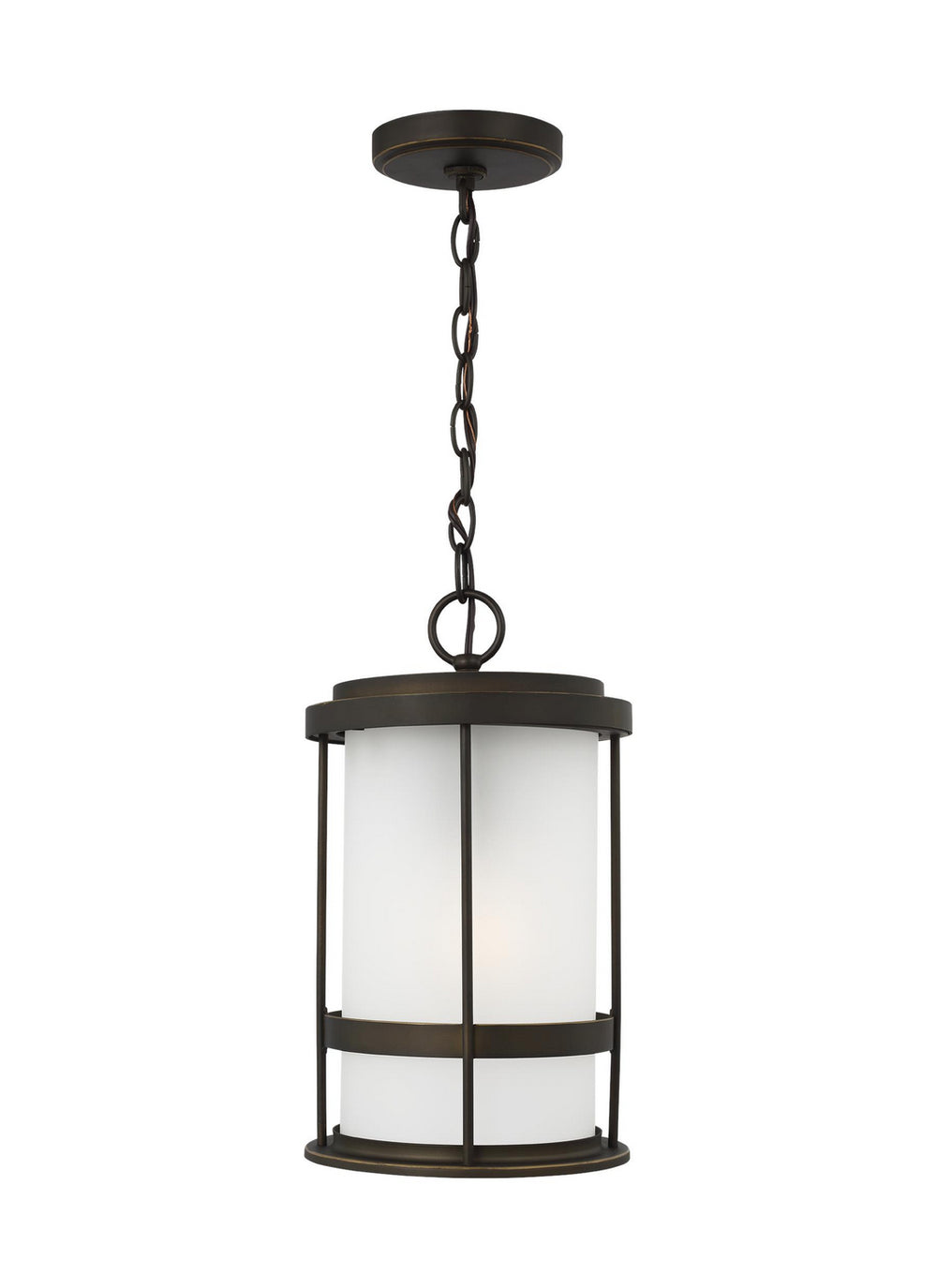 Generation Lighting Canada - One Light Outdoor Pendant - Wilburn - Antique Bronze- Union Lighting Luminaires Decor