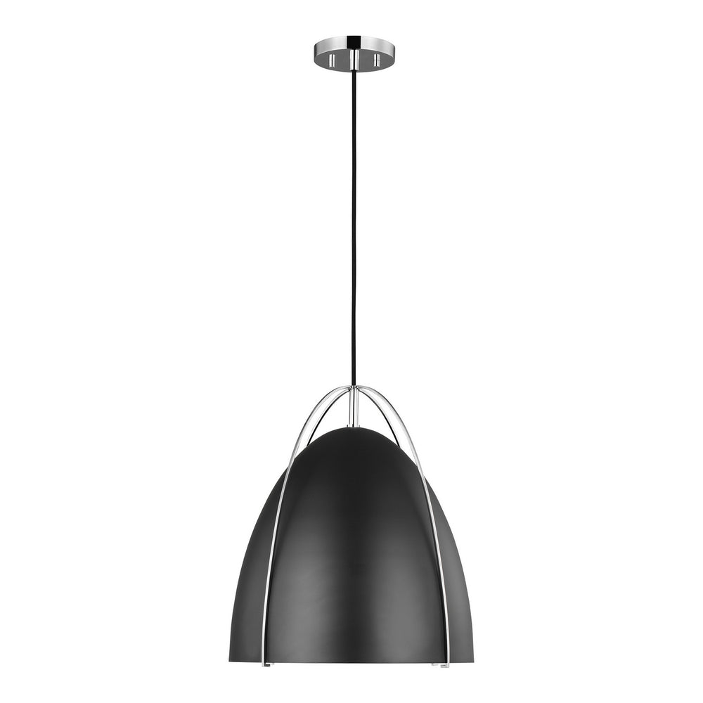 Visual Comfort Studio Canada - One Light Pendant - Norman - Chrome- Union Lighting Luminaires Decor