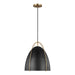 Visual Comfort Studio Canada - One Light Pendant - Norman - Satin Brass- Union Lighting Luminaires Decor